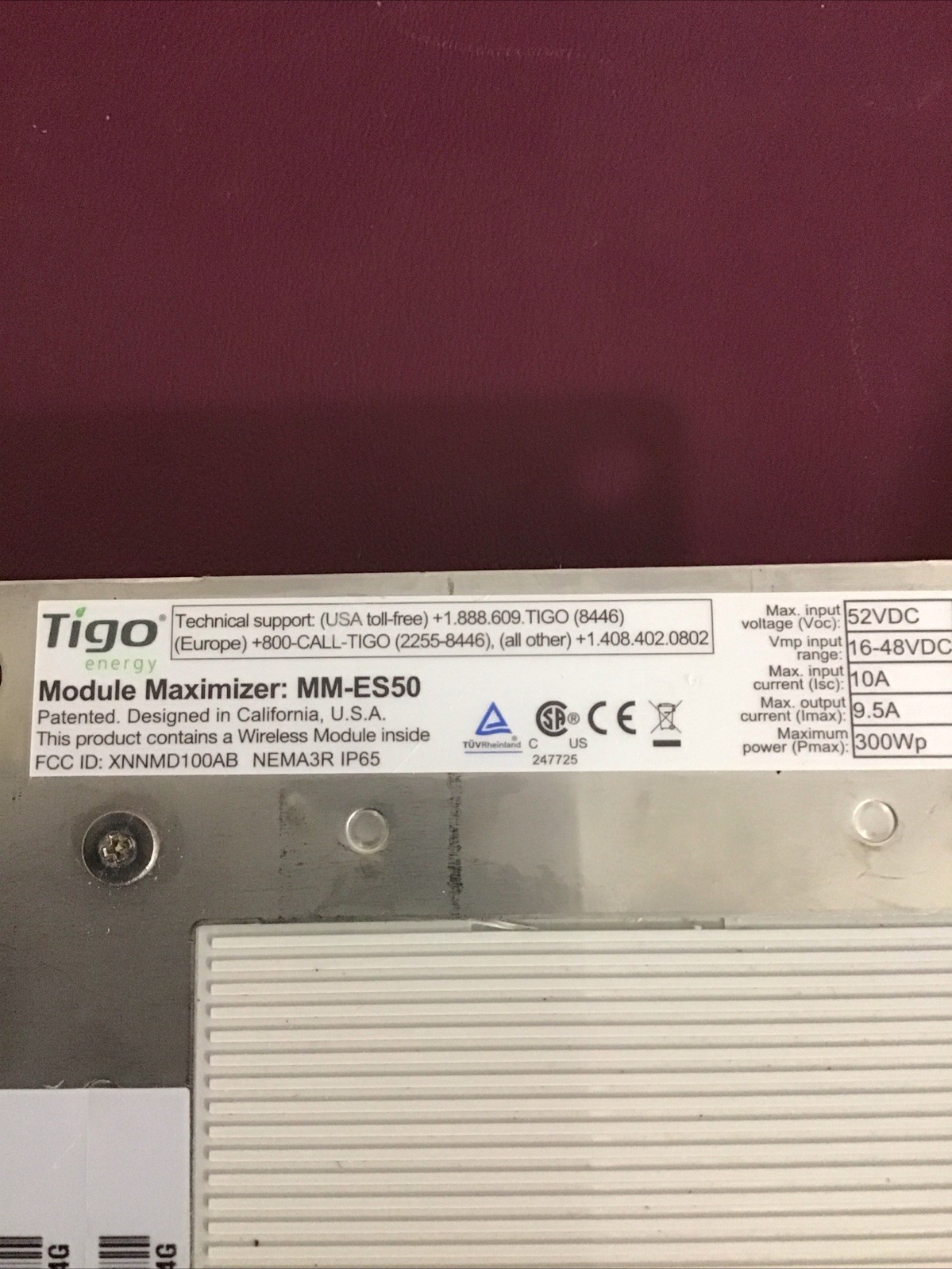 Tigo Maximizer Untested For Parts / Repair Only …(27 Units Available)