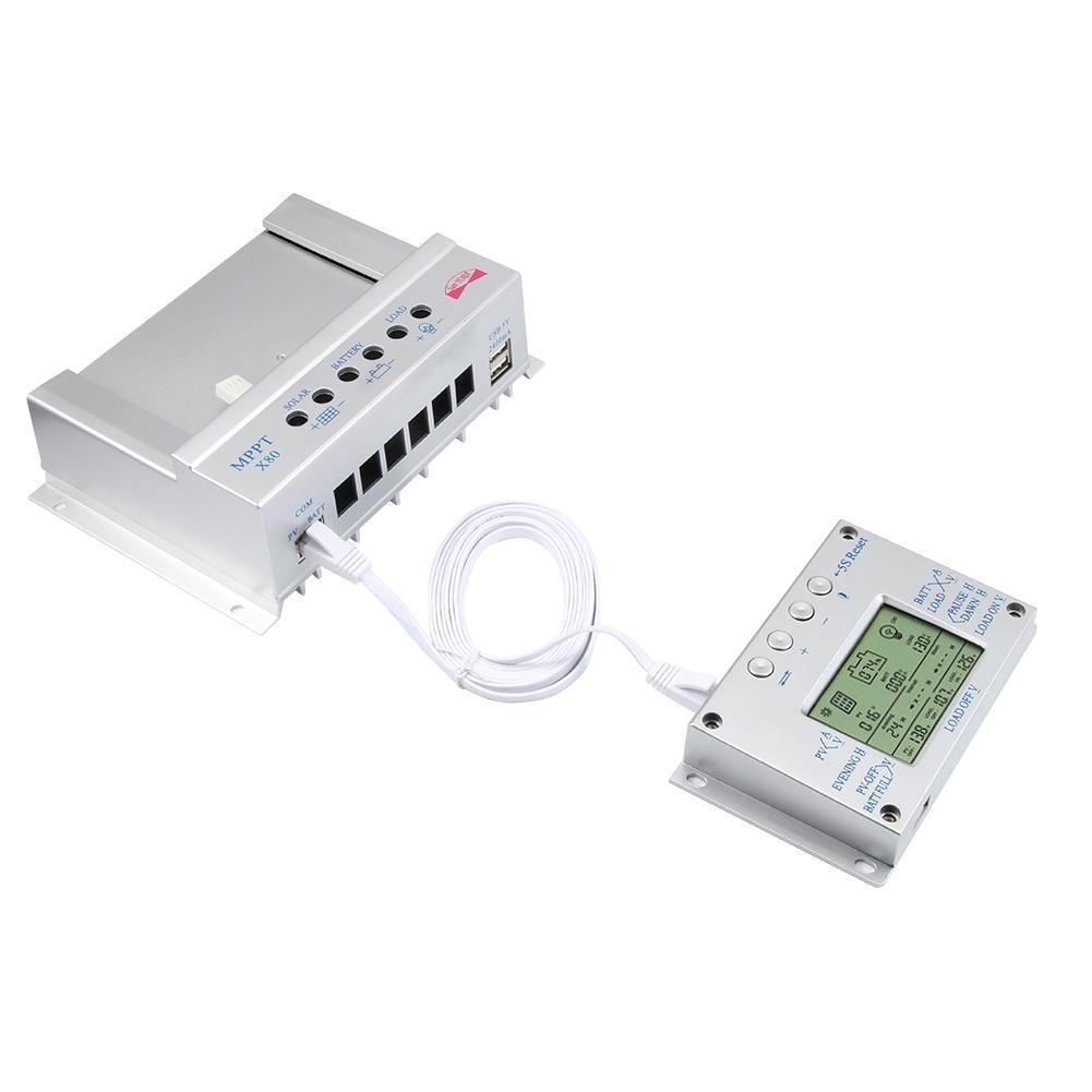 2 IN 1 80A MPPT Solar Panel Regulator Charge Controller 12V/24V 1000W/2000W G1
