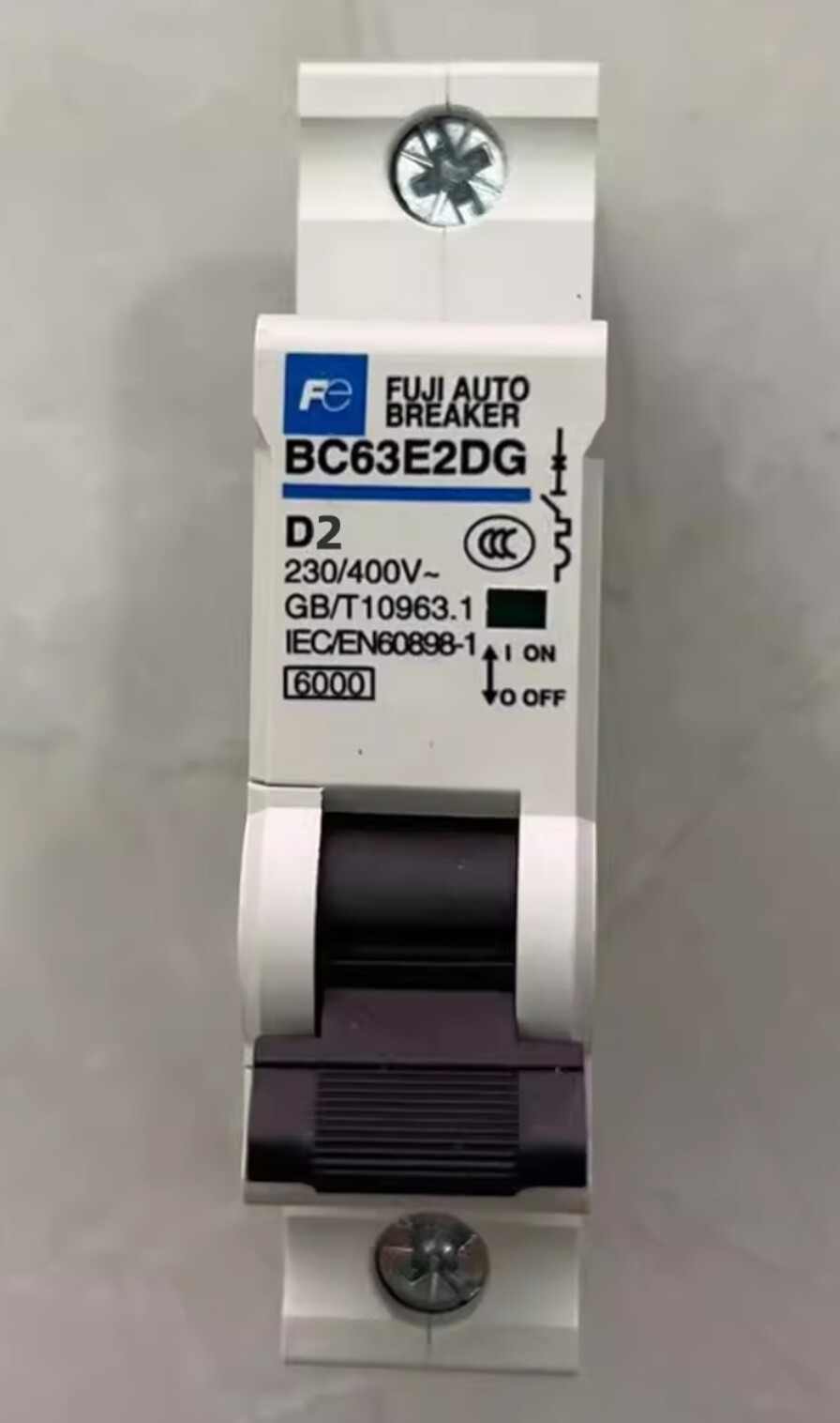 Fuji Electric Miniature Circuit Breaker MCB BC63E2DG-1P D2 2A