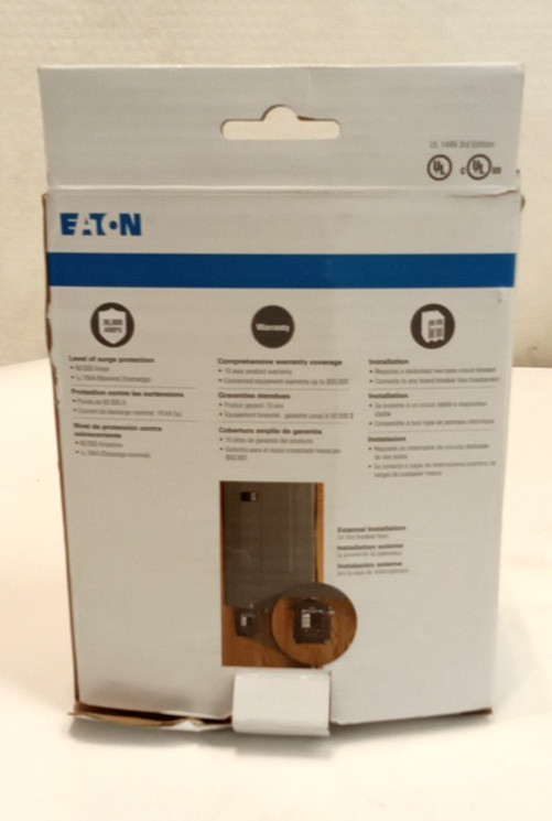 Eaton CHSPT2SURGE10 Surge Protection Device Type 2 SPD 60kA 120/240VAC 1 Phase
