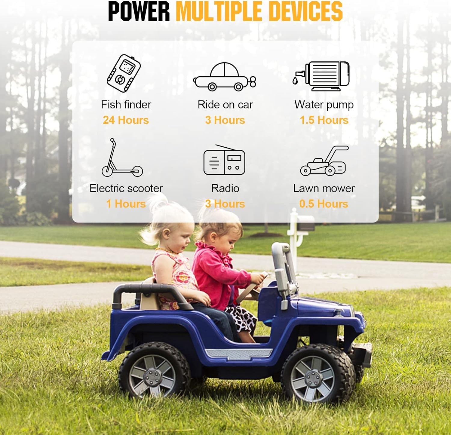LiFePO4 Deep 3000+ Cycle Lithium Iron Phosphate Battery 12V 11Ah Fast Charging