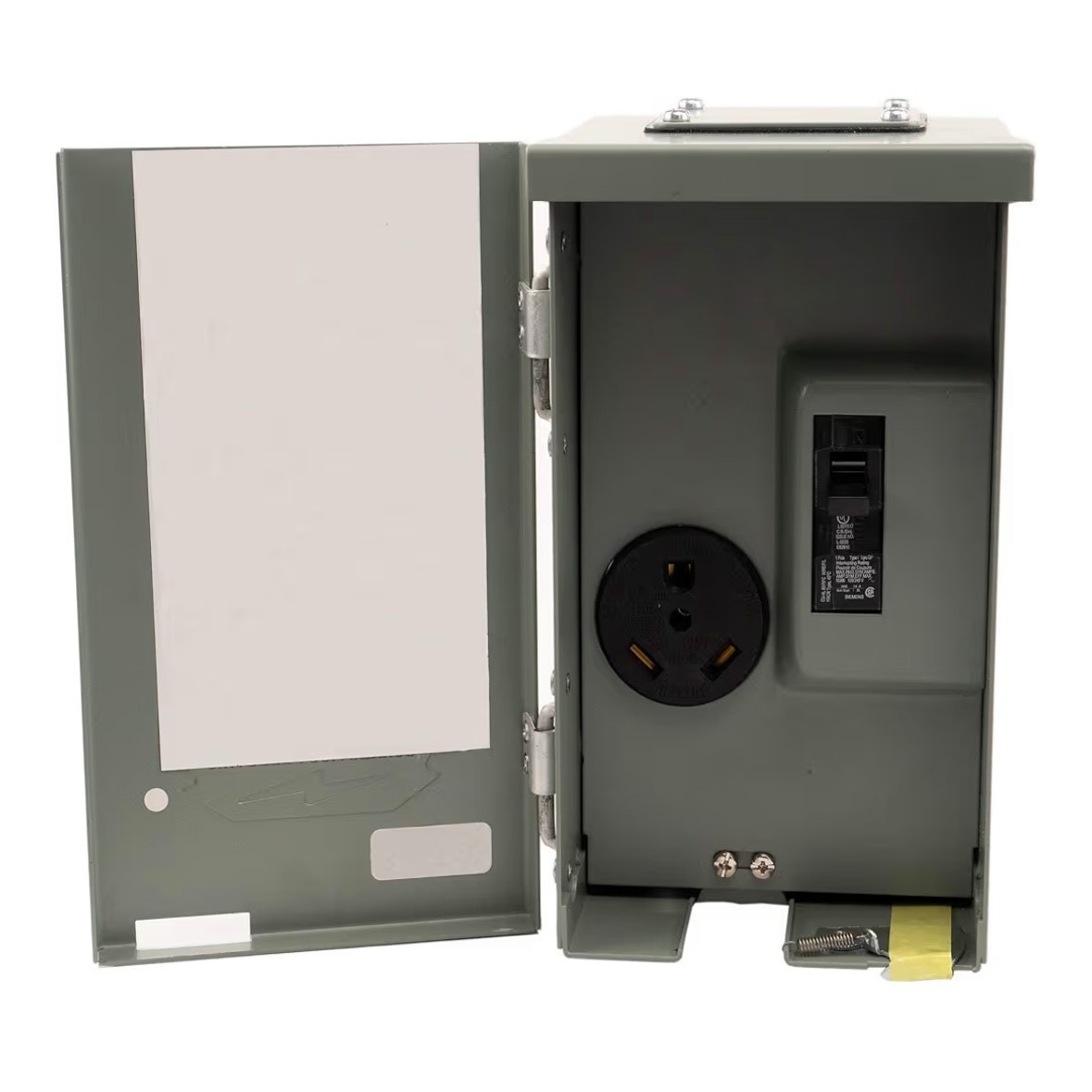 Connecticut Electric PS-13-HR RV Power Outlet Panel 30A 120V Grey Open Box
