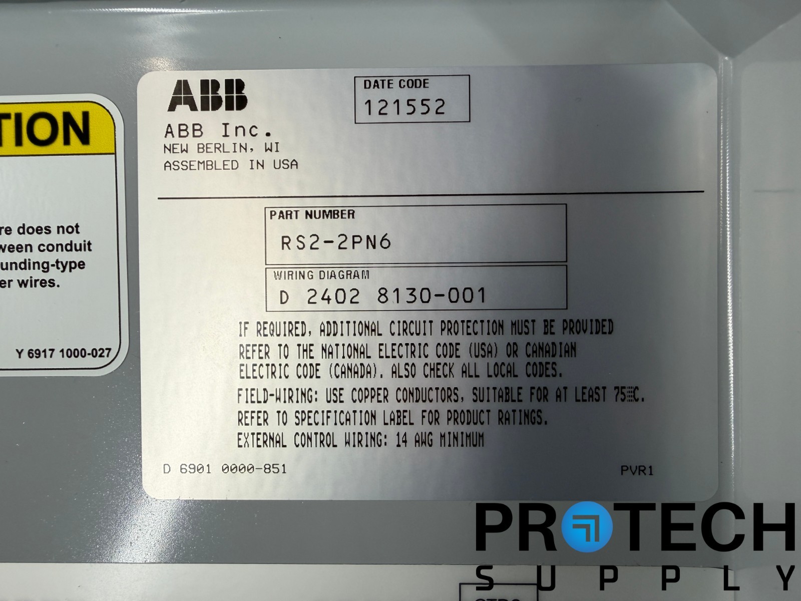 NEW ABB Solar Rapid Shutdown (RSD) System RS2-2PN6 with WARRANTY
