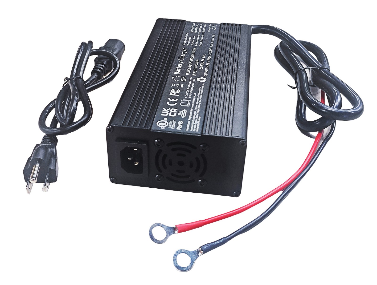 12V 200Ah LiFePO4 Lithium Battery Built-in BMS Deep Cycle whit 14.6V 20A Charger