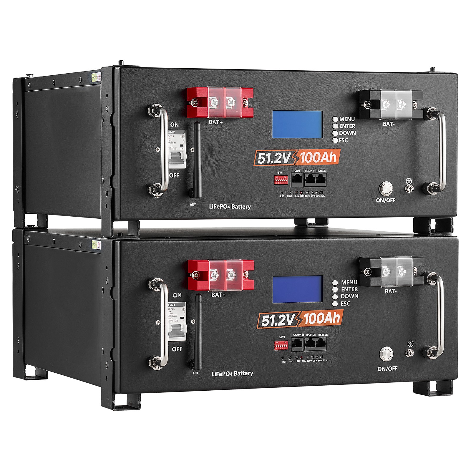 Uimoso Home Backup Power Station 5120Wh LiFePO4 Battery with 10000W AC Inverter
