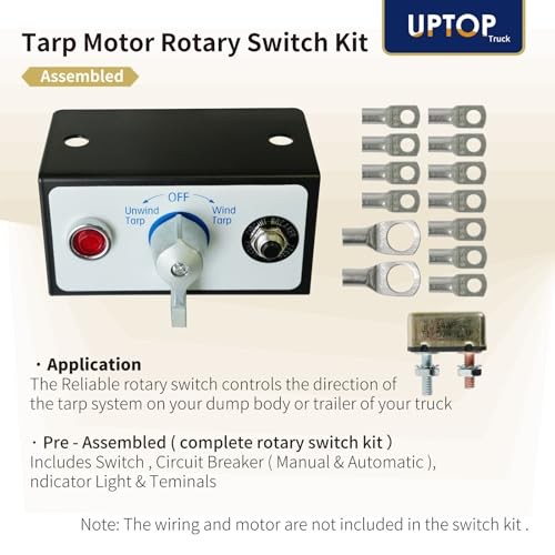 Electronic Switch Tarp Motor Rotary Switch Kit Replaces 5540710 9421-12