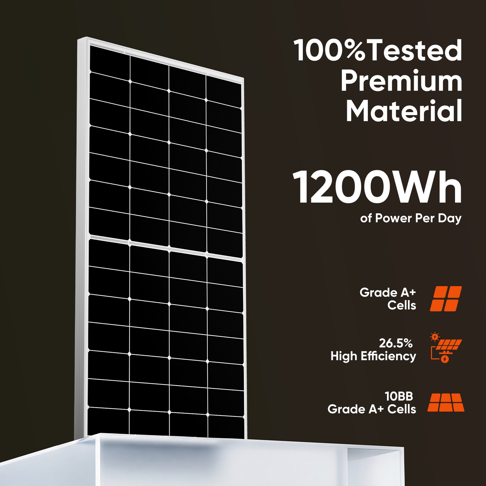 300W 600W 900W 1200W 12V Mono Solar Panel RV Home Camping Off-Grid Power Caravan