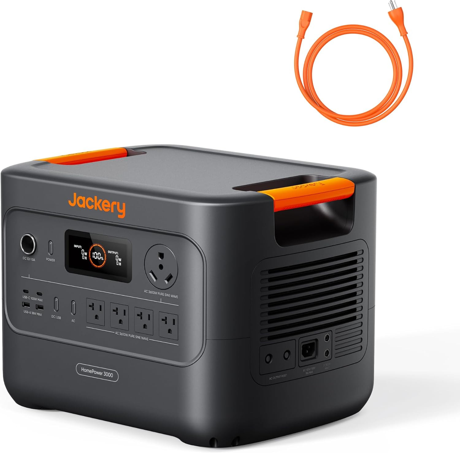 Homepower 3000 Portable Power Station, 3600W (Surge 7200W) Output, 3072Wh LFP Ba