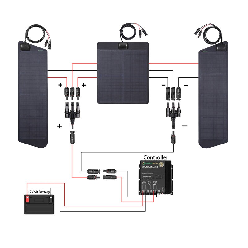 Toyota 4Runner 4th&5th Gen(2003-2024) with Scoop Lensun 80W Hood Solar Panel