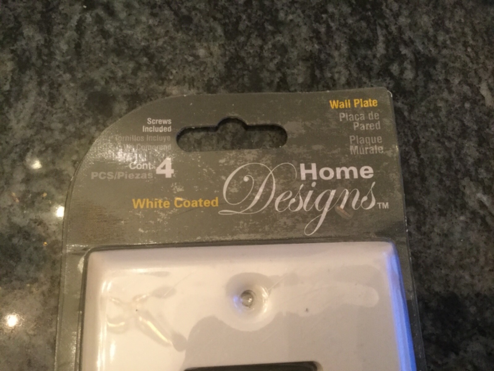 4 metal STANLEY HOME DESIGN GFI WHITE SWITCH PLATE rectangle S824-508