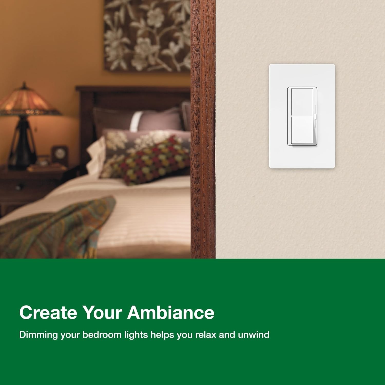 LED+ Dimmer Switch, 1 pack, Brown