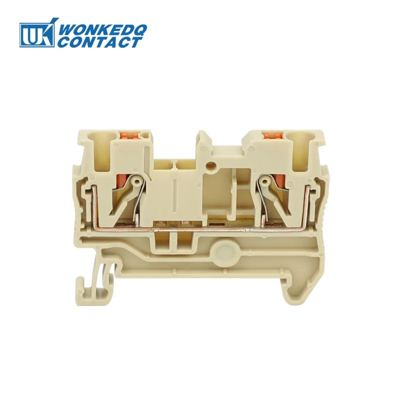10Pcs PT 2.5 Push-in Terminal 2.5mm² Cable Electrical Connector DIN Rail Termina