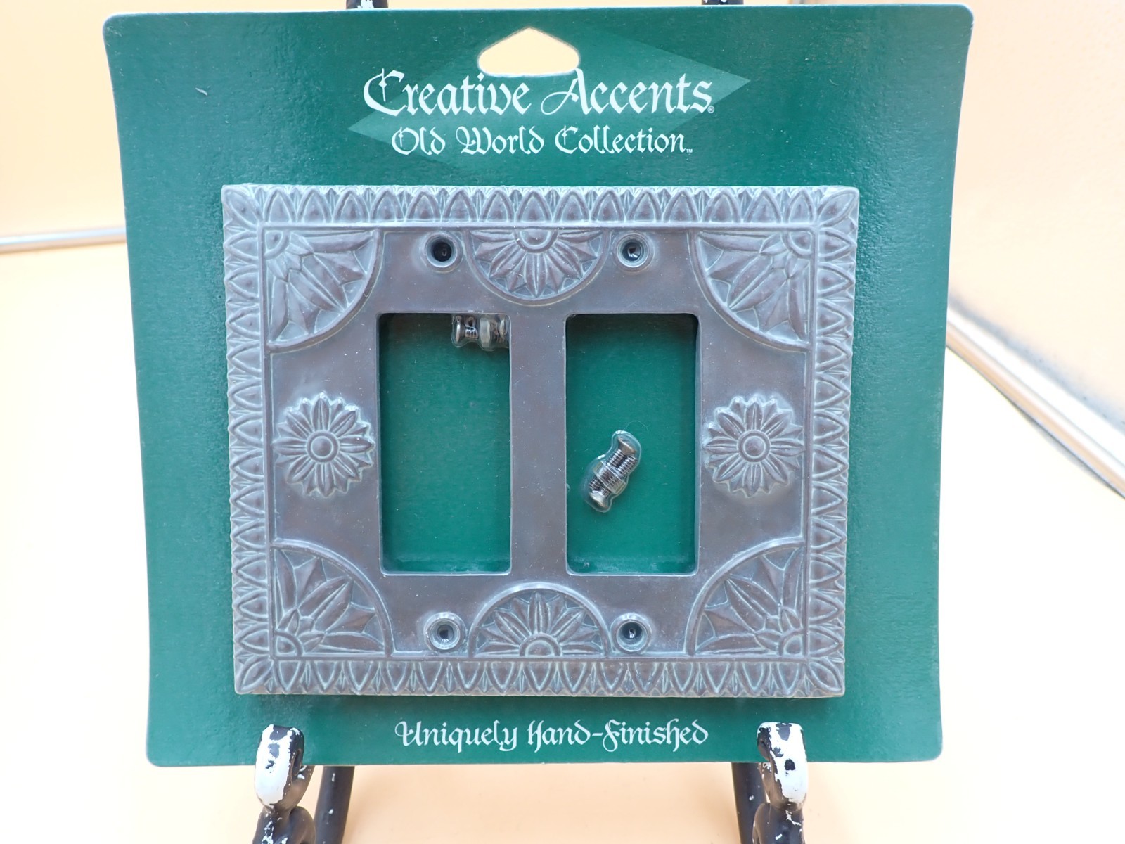 Creative Accents Hand Finished Double Light Switch Plate York Antique Copper