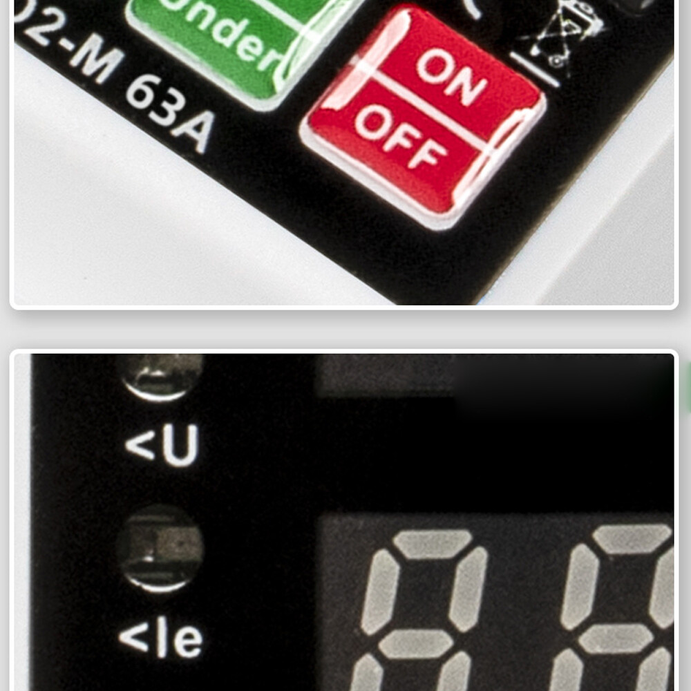 Dual Displays Self-reset Protector Overvoltage Undervoltage Current N5E0