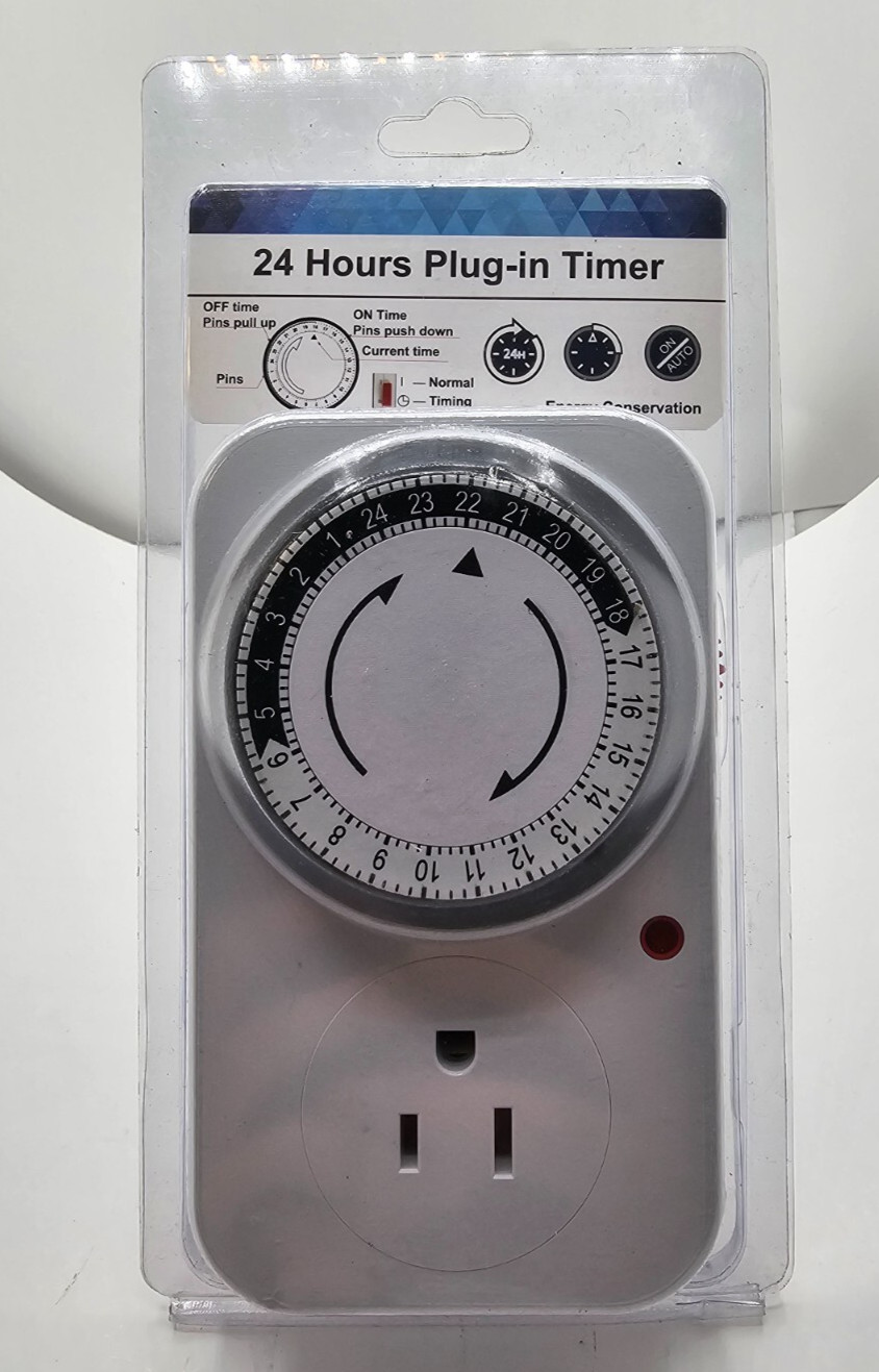 24 Hours 15 Amps Plug-in Timer 125V 60Hz GMT04A-US