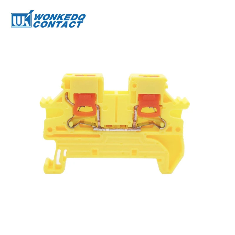 10Pcs PTV 2.5 DIN Rail Terminal Block Side-Entry Push-in Connection 2.5mm² 12 AW