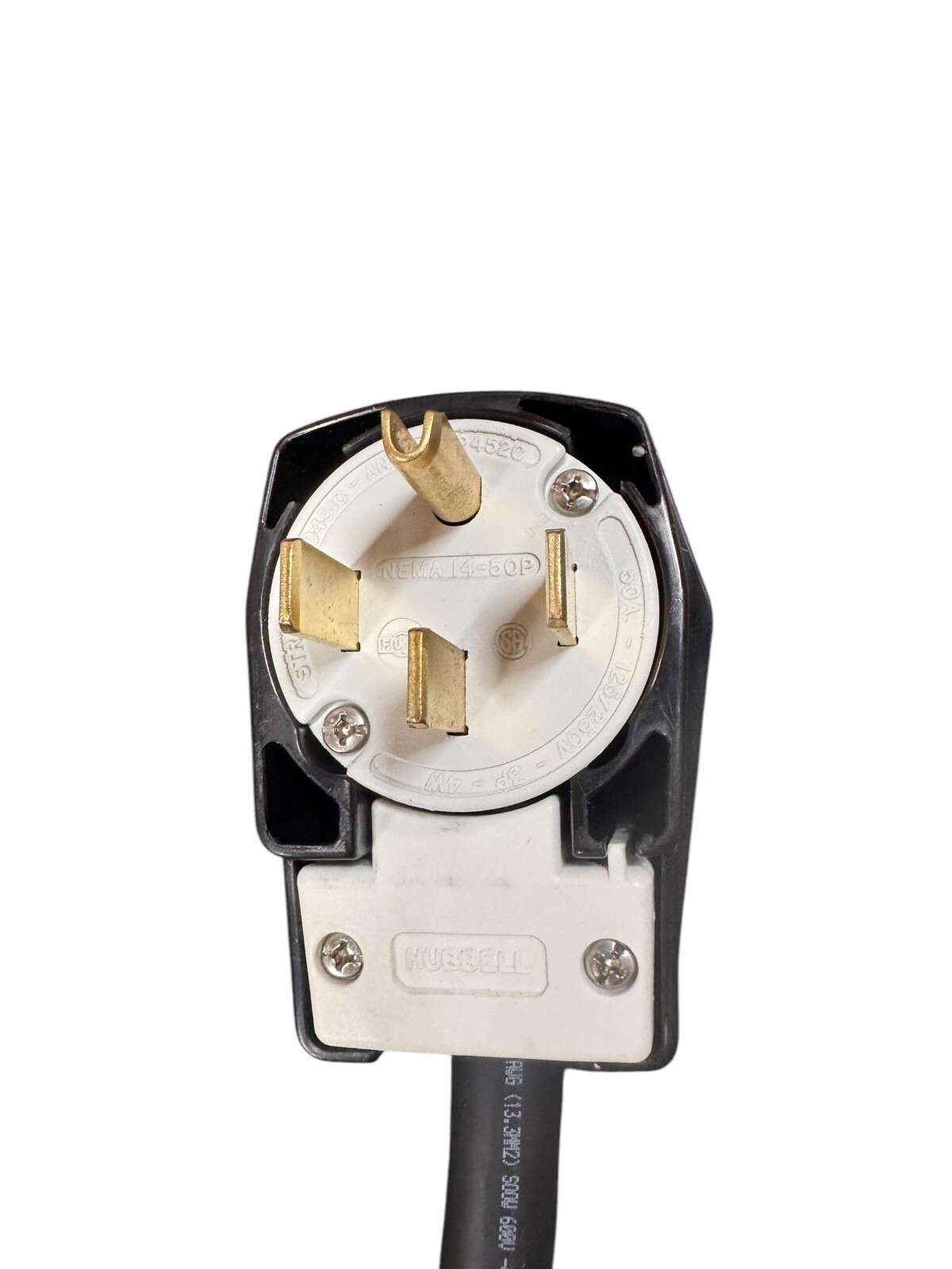 50 Amp 10-100ft RV/Generator Power Cord N14-50P to Bare Wire Extension Cord