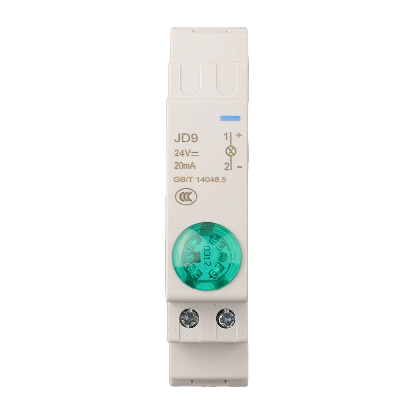 Din Rail Mount Signal Lamp Series AC/DC 24V Indication For Pilot Lights JD9 New