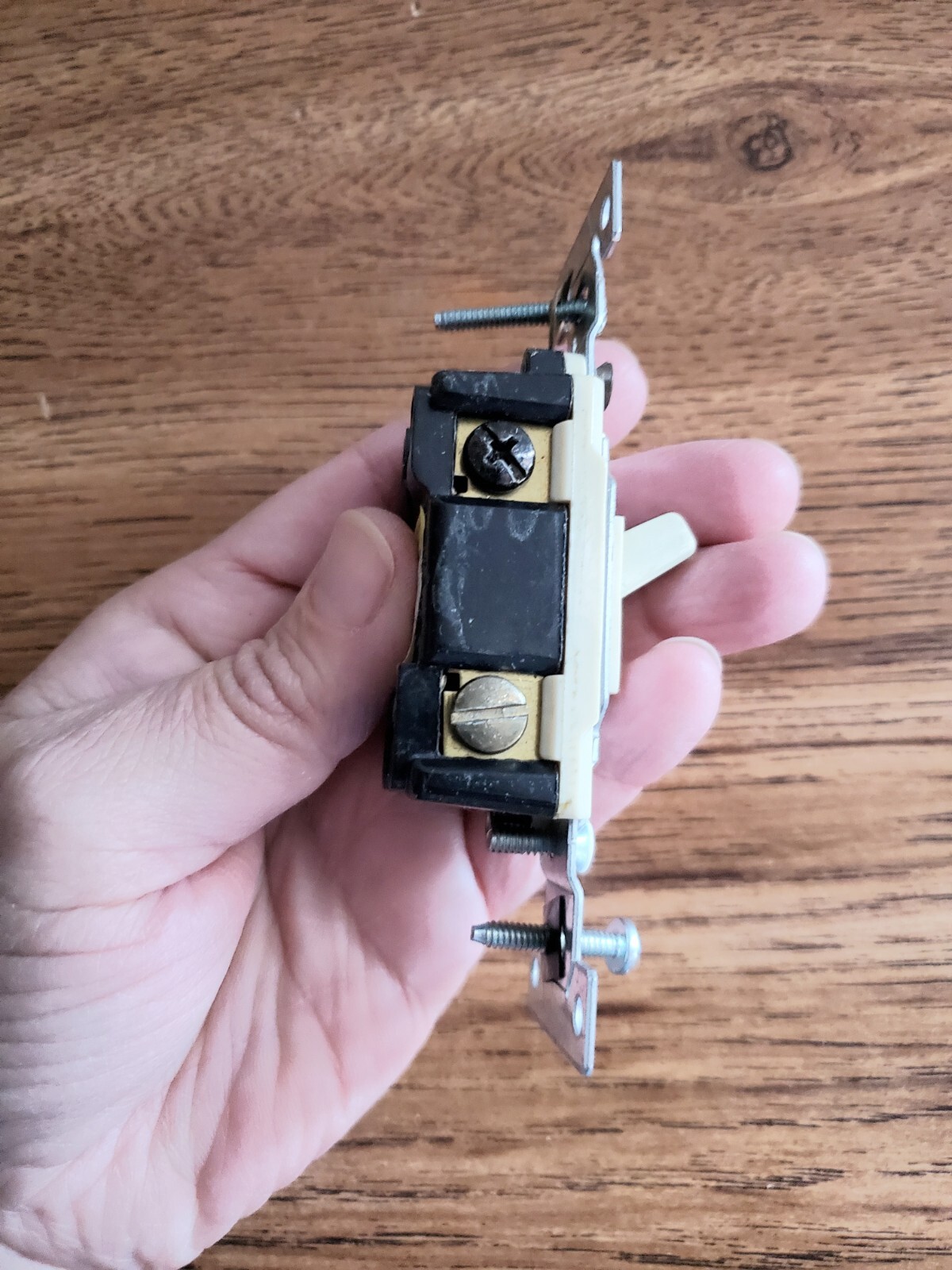 9 Leviton 1451 Brown / 1 Eagle / 1 GE Single Pole Switch 15A 120V Lot (11 Total)