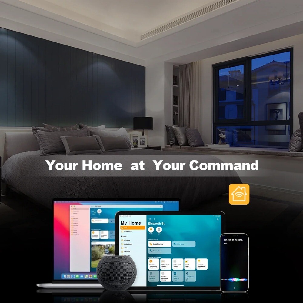 Melery Apple Homekit Smart Wall Switch WiFi Remoted Control Ewelink Google Home