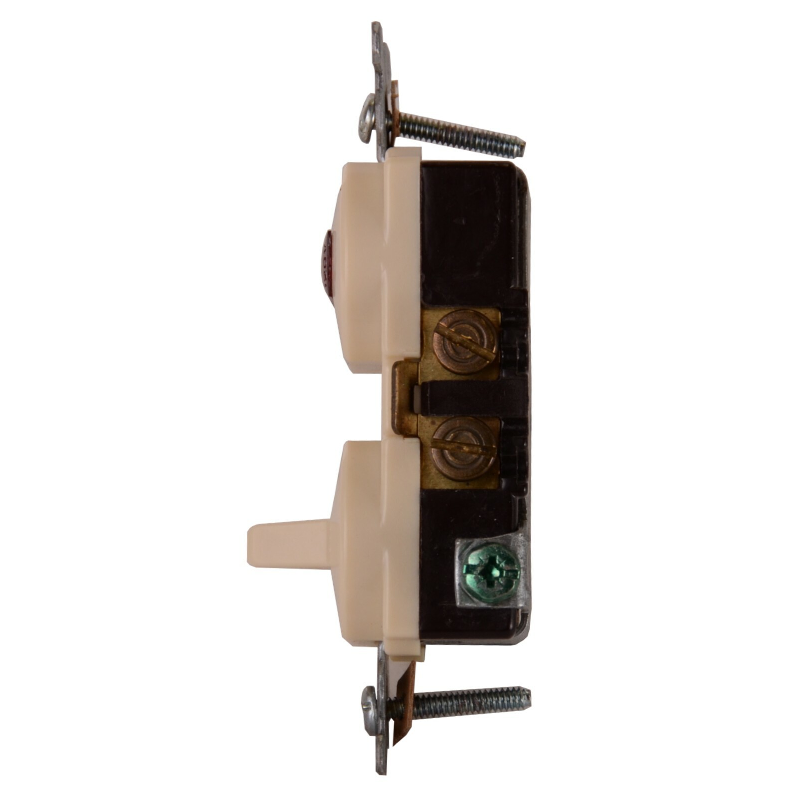 GENERAL ELECTRIC 15A 120V Volt Single Pole Wall Switch Pilot Light (Ivory)