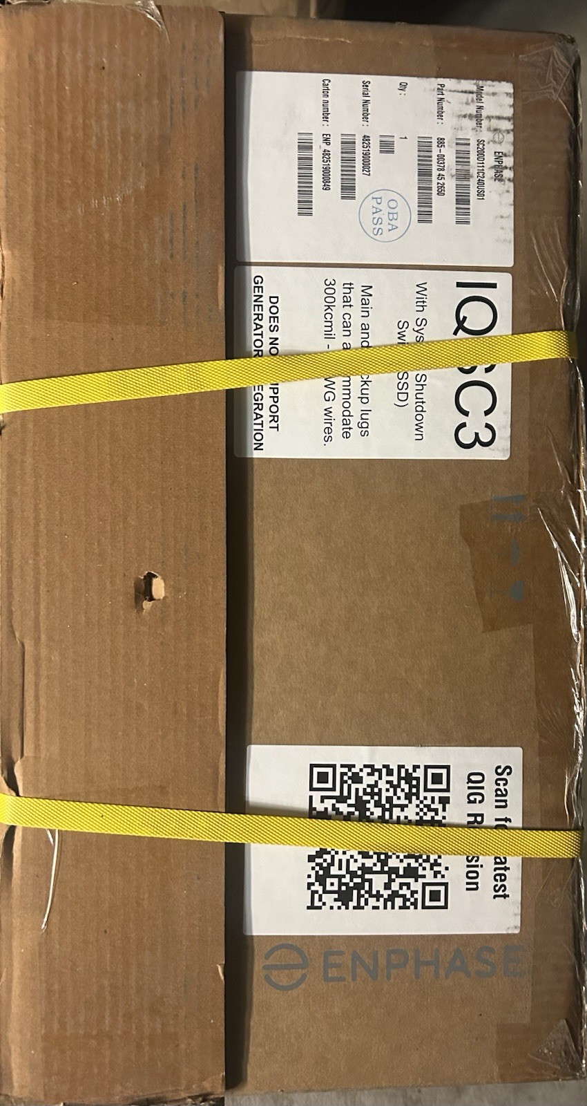 Enphase SC200D111C240US01 IQ System Controller 3 Systems w/o Generator 120/240V