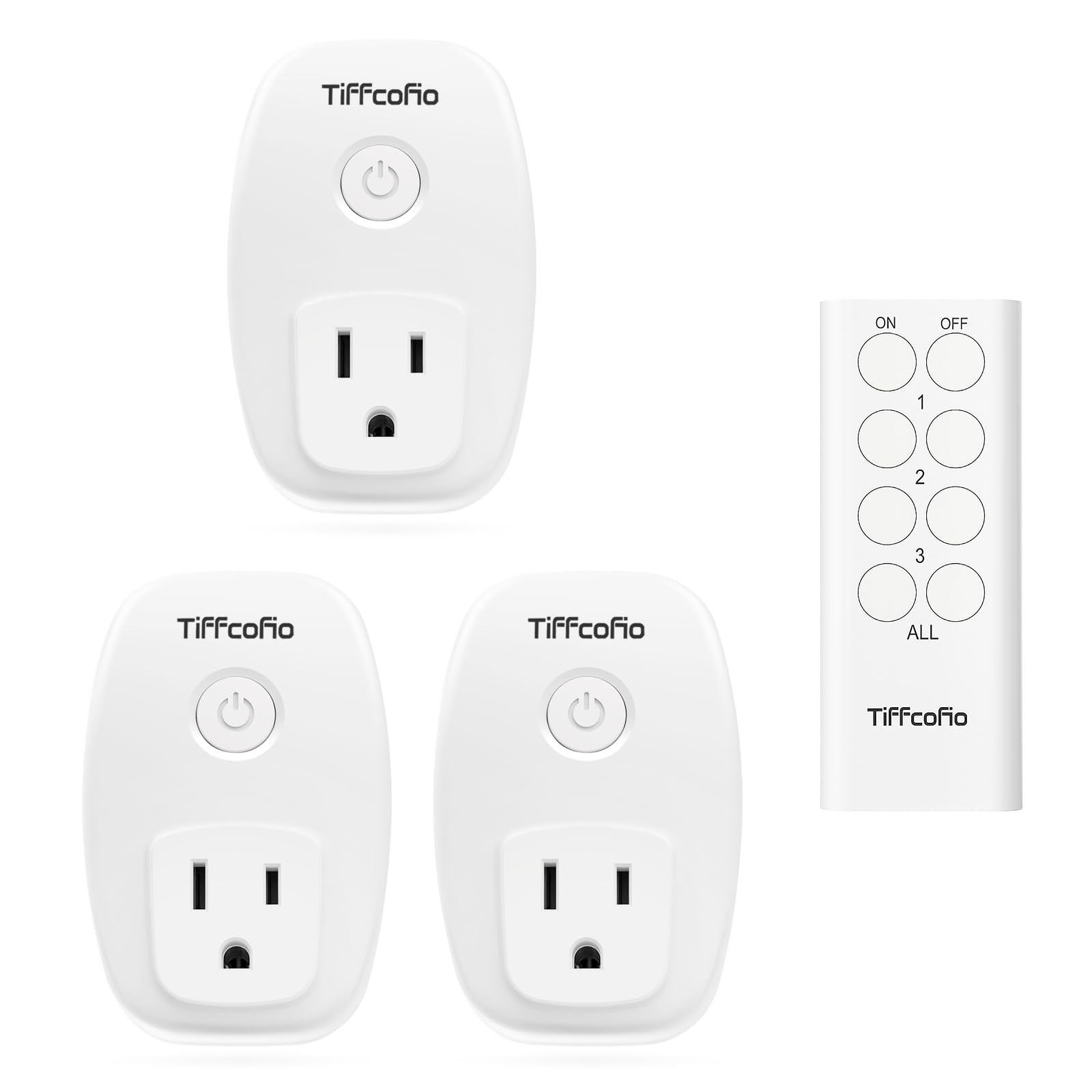 Indoor Remote Control Outlet Plug, Wireless Light Switches, 100ft Range Remot…