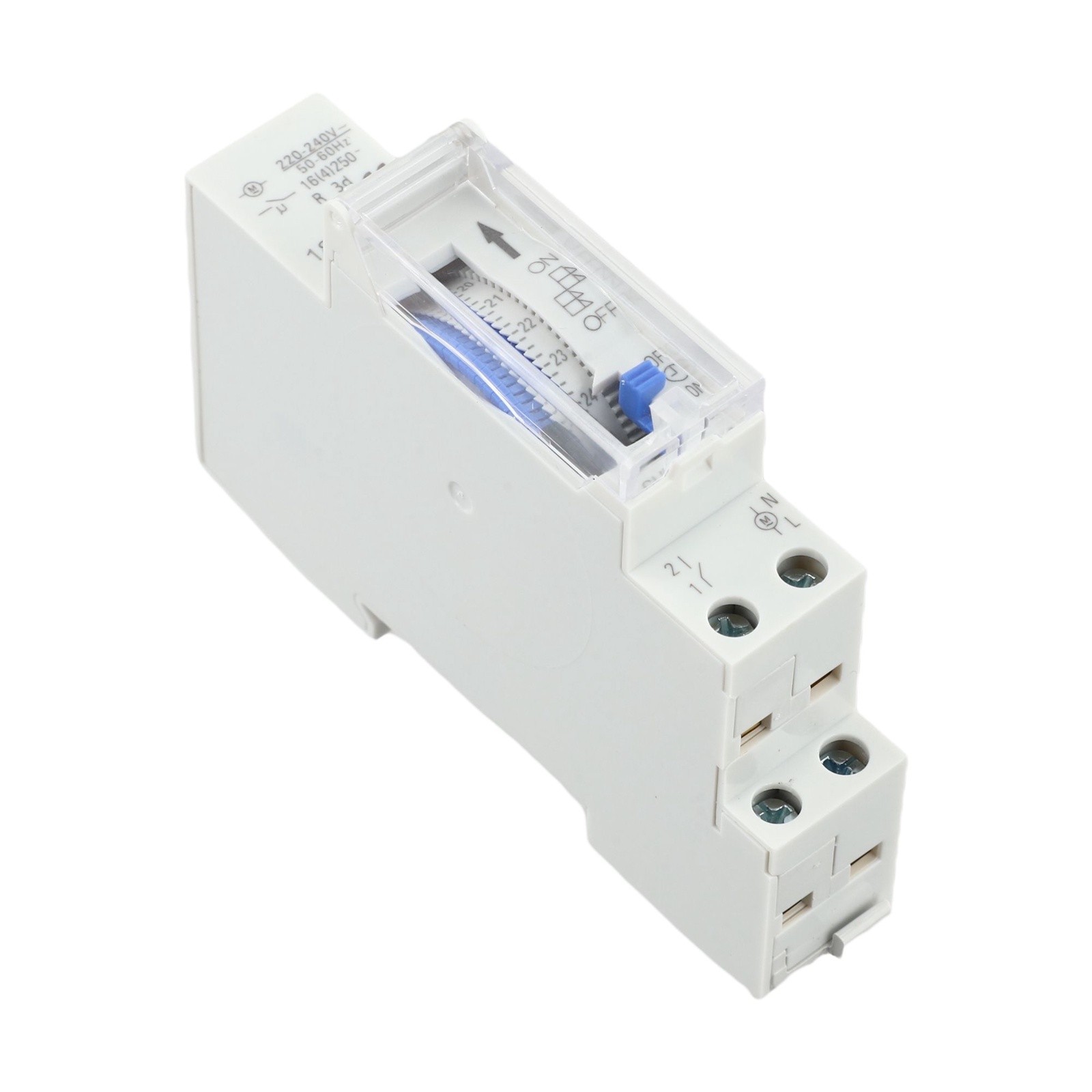 Timer Switch 180A Mechanical 15 Min Setting Rail Mount for 110 220VAC Systems