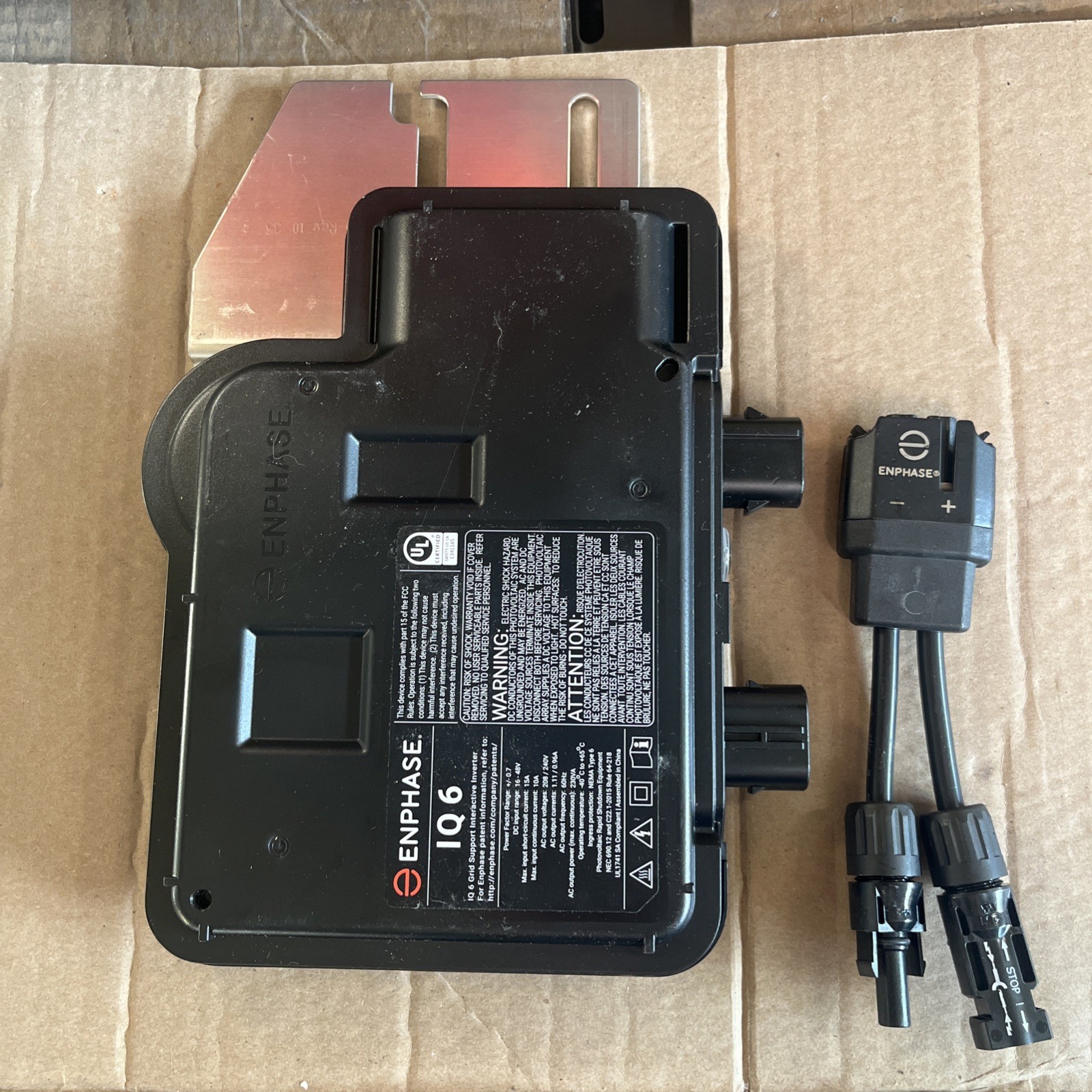 Enphase IQ6 Grid Tie Solar Micro Inverter IQ6-60-2-US PPT