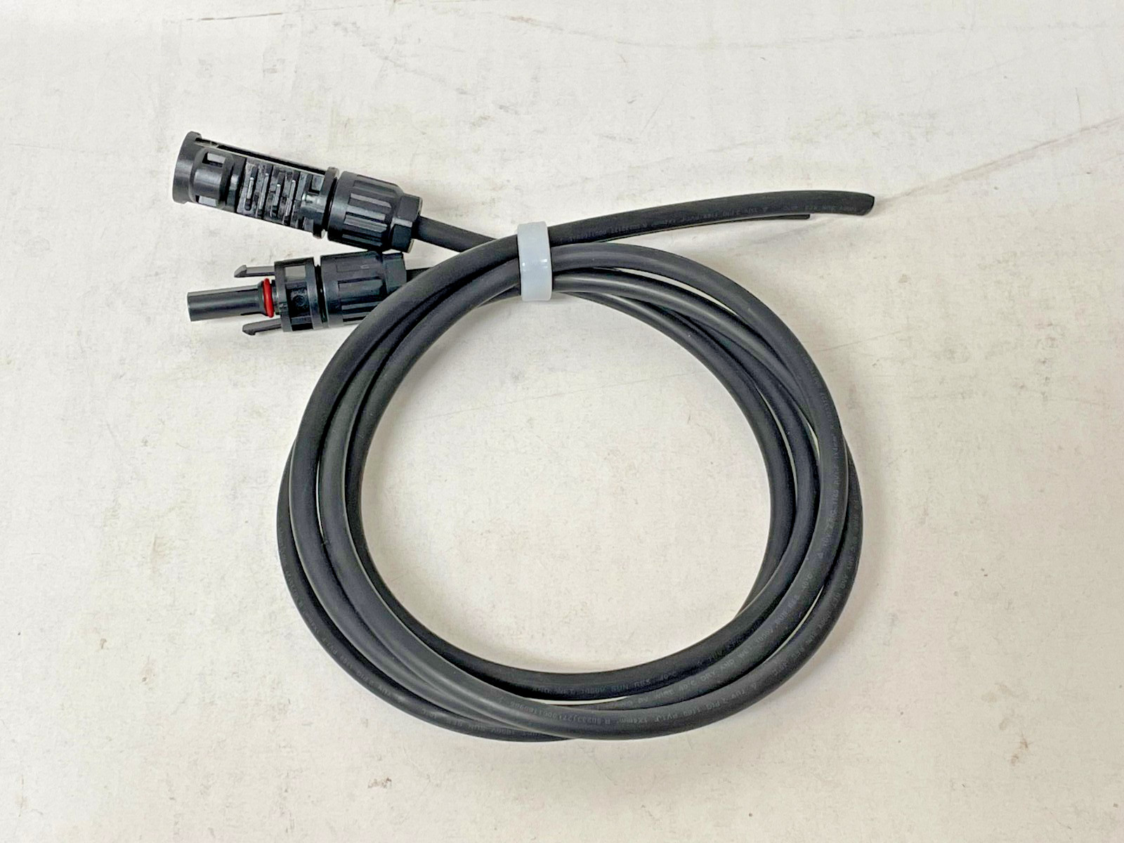 MC4 Solar Panel Connector Pigtail, Male Female Set with 3ft PV Wire Leads, 12ga