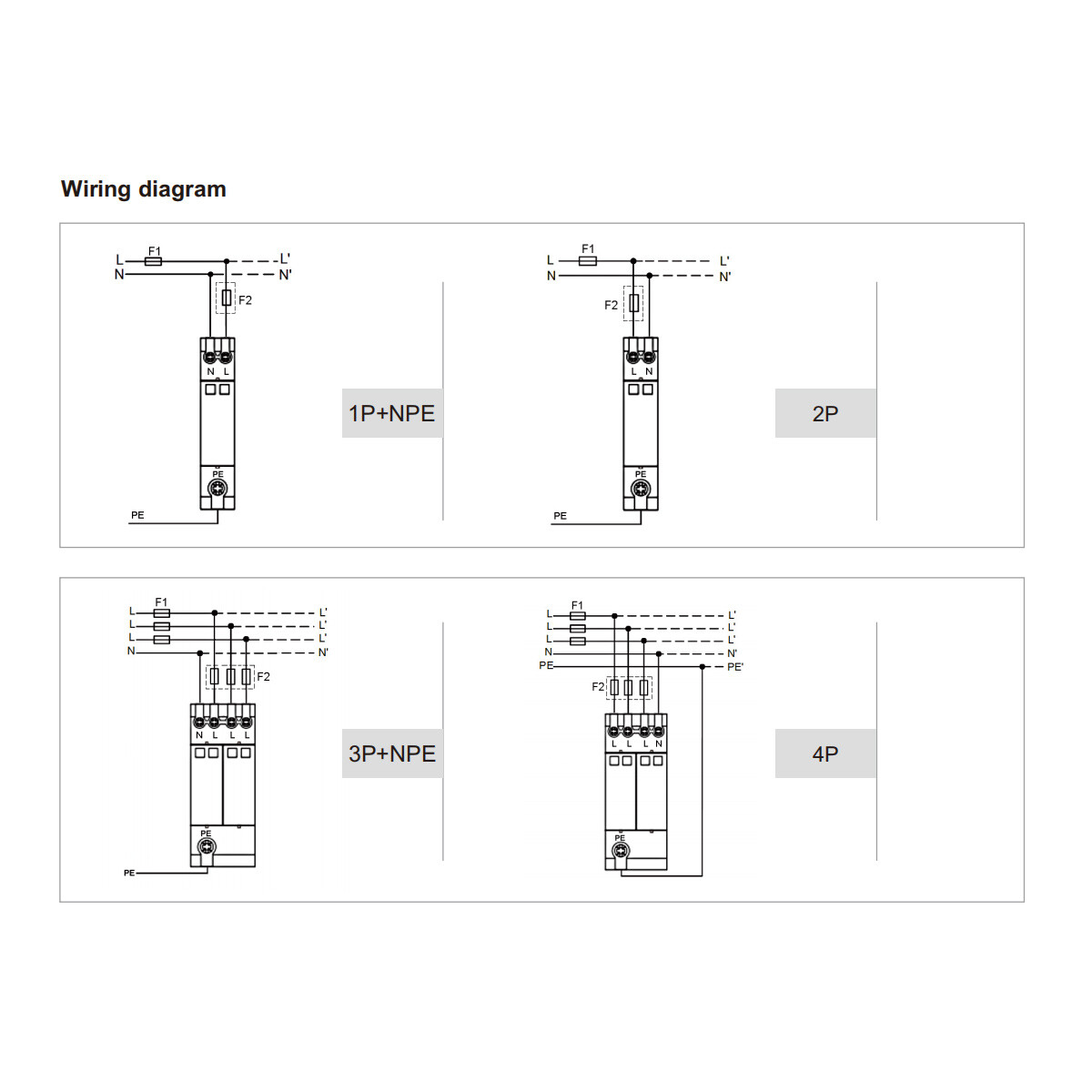 GEYA SPD 1P+N Surge Protector Lightning Protection Arrester Device 20-40kA 275V