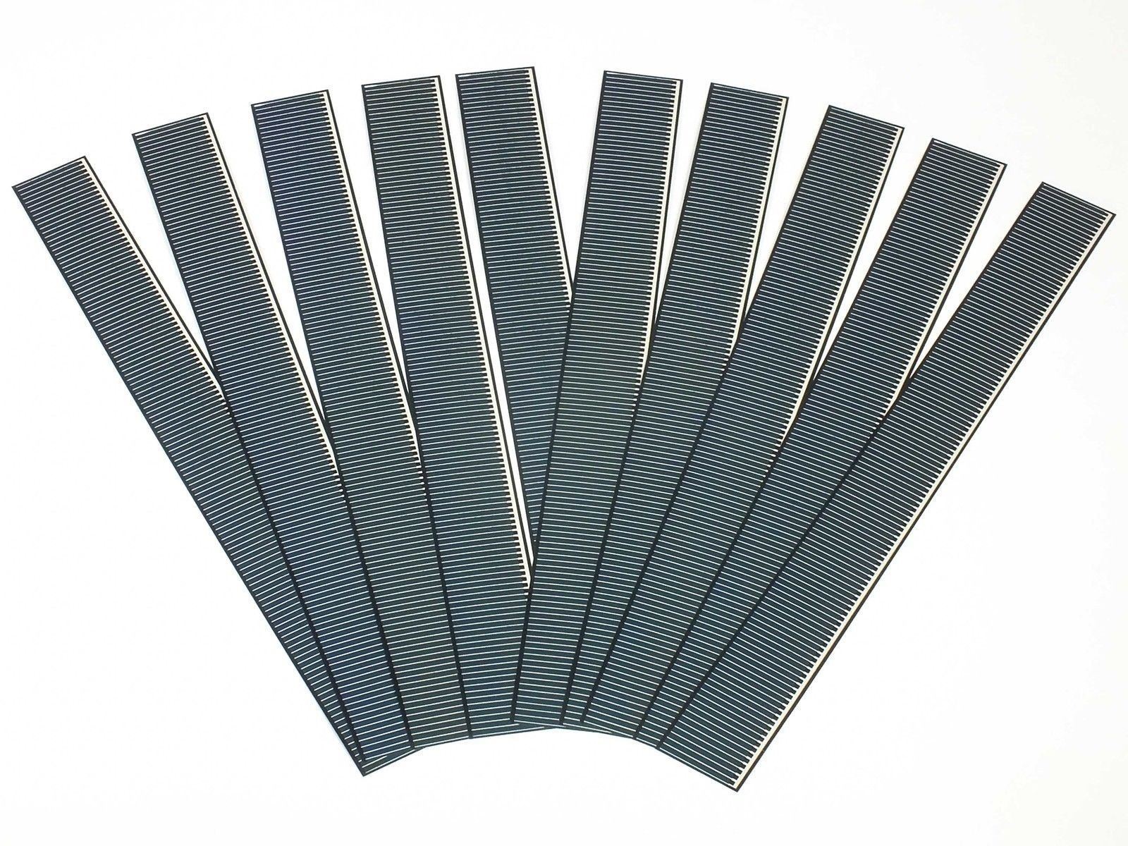 Solopower 14.5″ x 1.5″ Flexible and Lightweight 1.25W CIGS Solar Cell -Lot of 10