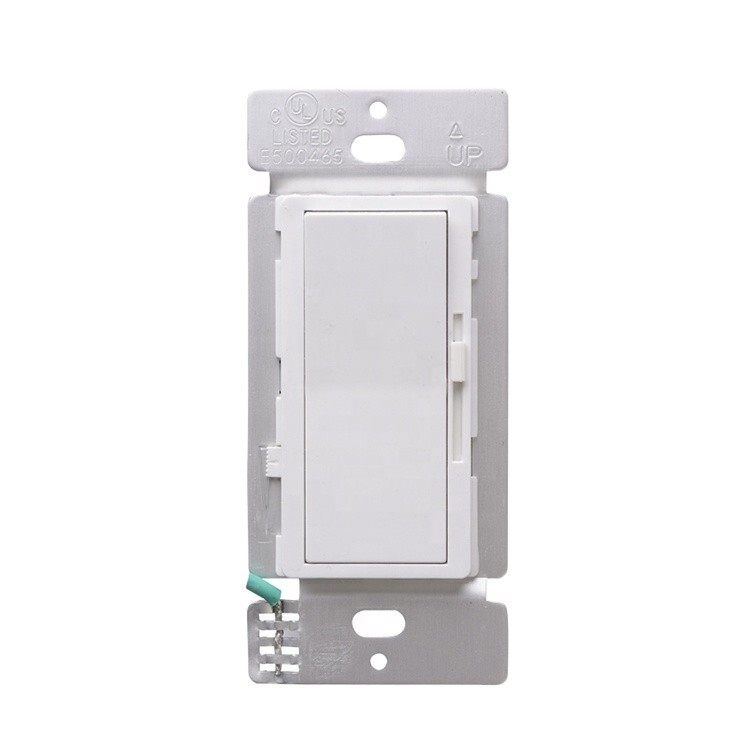 2-Pack Dimmer Light Switch Single Pole or 3-Way for LED /Incandescent/ CFL