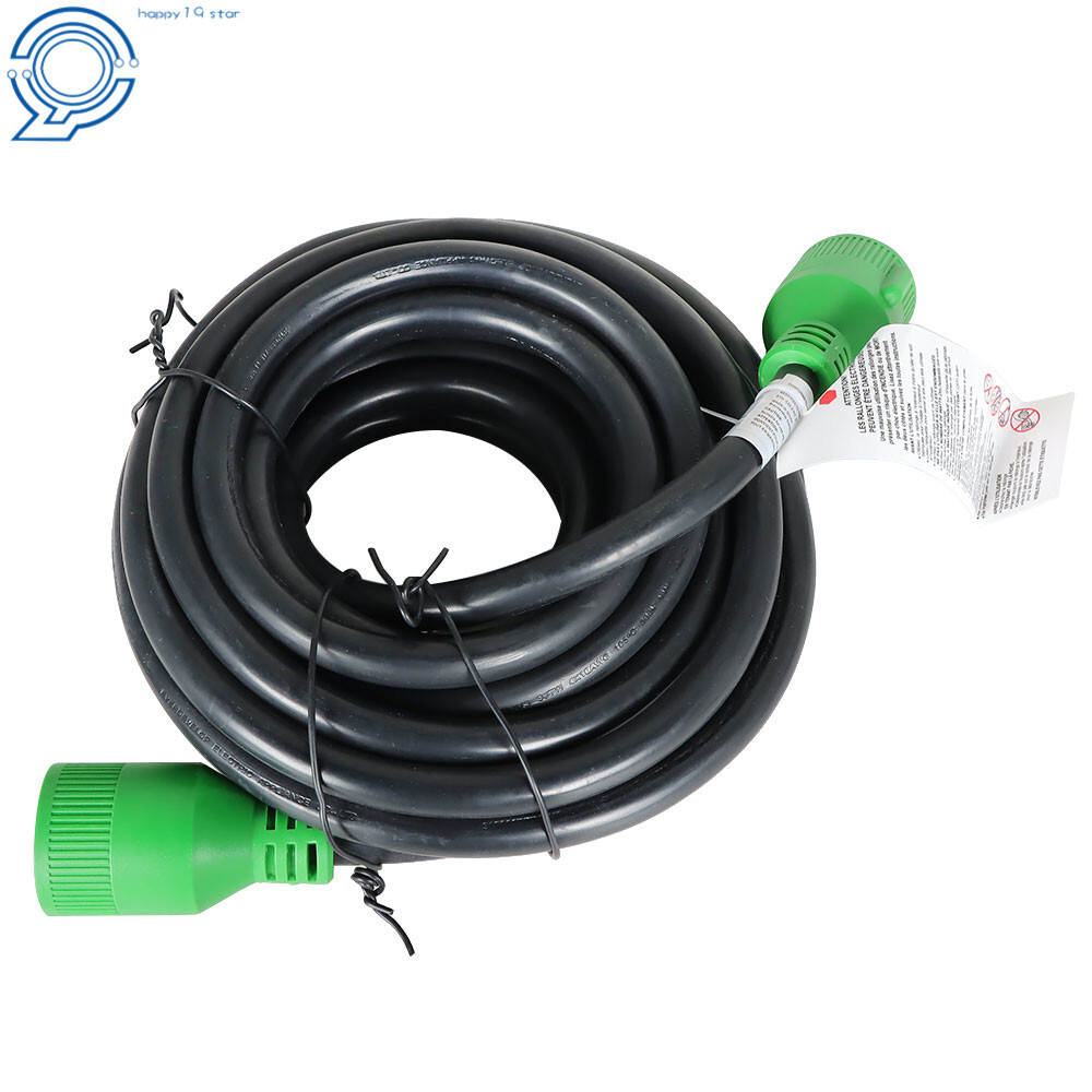 30 Amp 25 Feet Heavy Duty Generator Power Cord NEMA L14-30P/R 4×10 Gauge 7500W