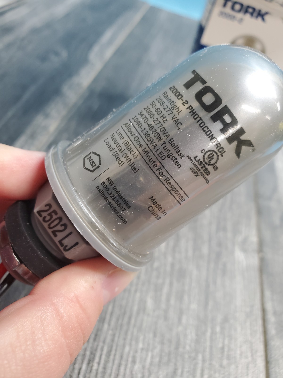 Nsi Tork 2000-2 Compact Fluorescent, Hid, Inductive, Led Photocontrol