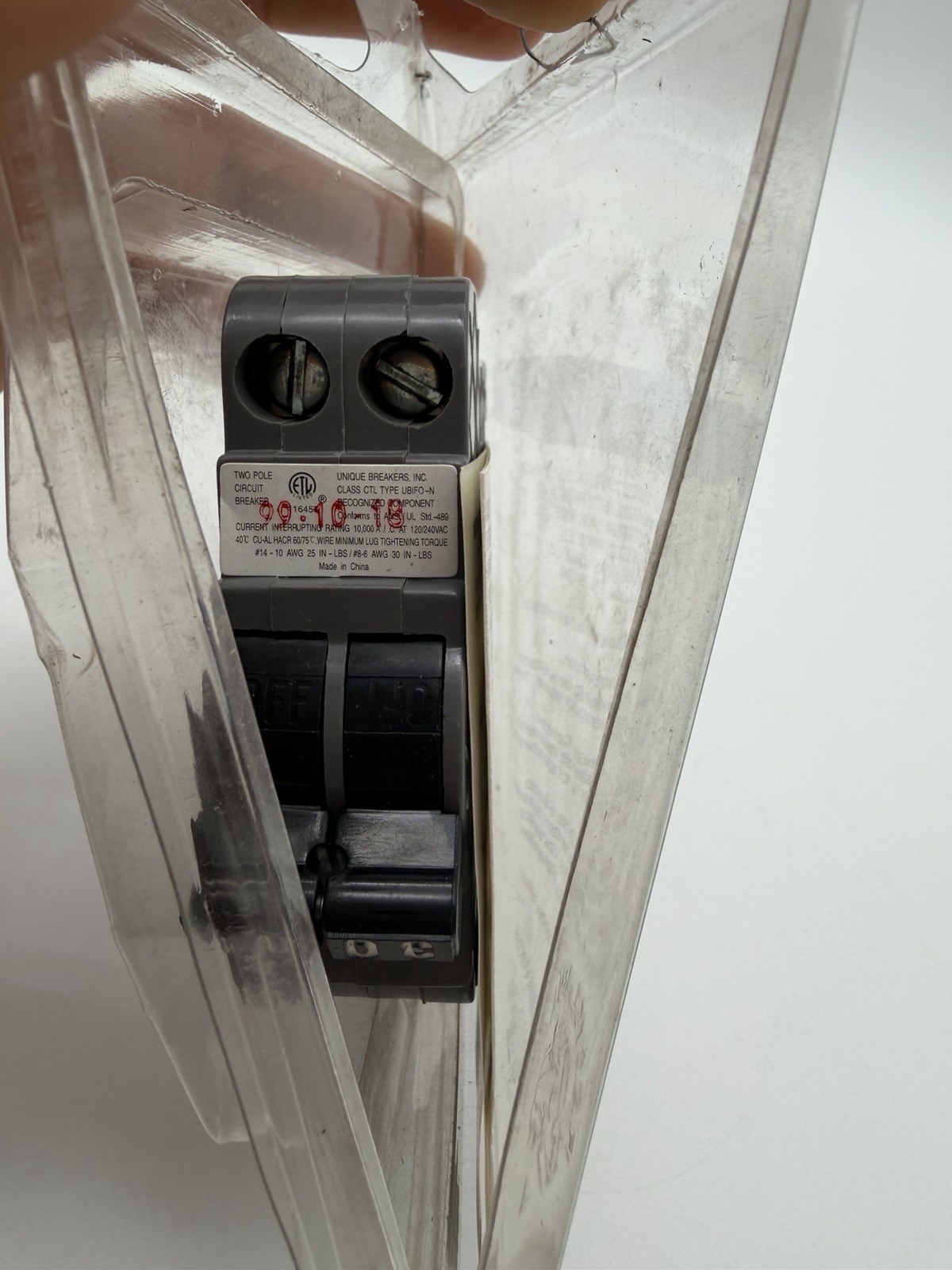 Connecticut Electric 30A 1in. 2Pole Federal Pacific Stab-Lok NC Circuit Breaker