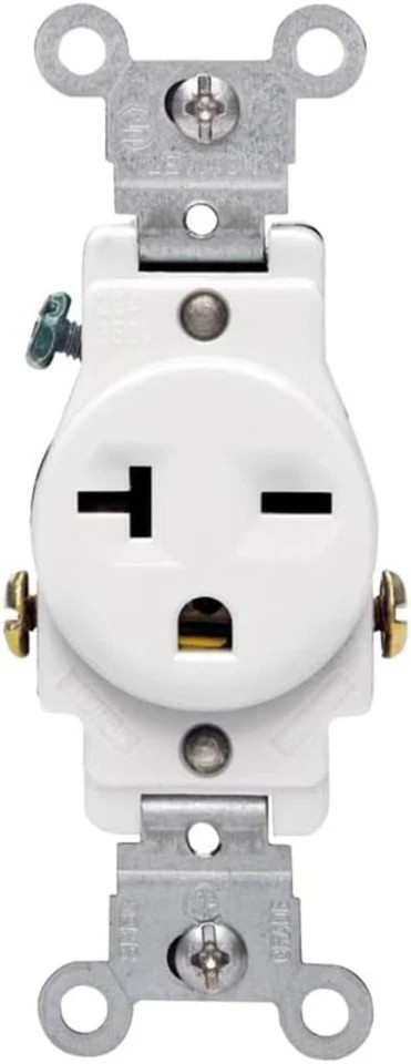 Single Receptacle Outlet Commercial Specification Grade Smooth Face 20 Amp 25.s=