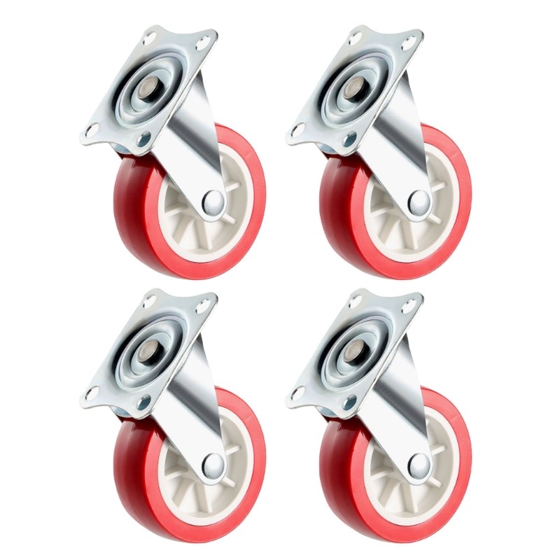 Furniture Casters Wear Resistant Casters Wheel for Easy Handling in Workspaces