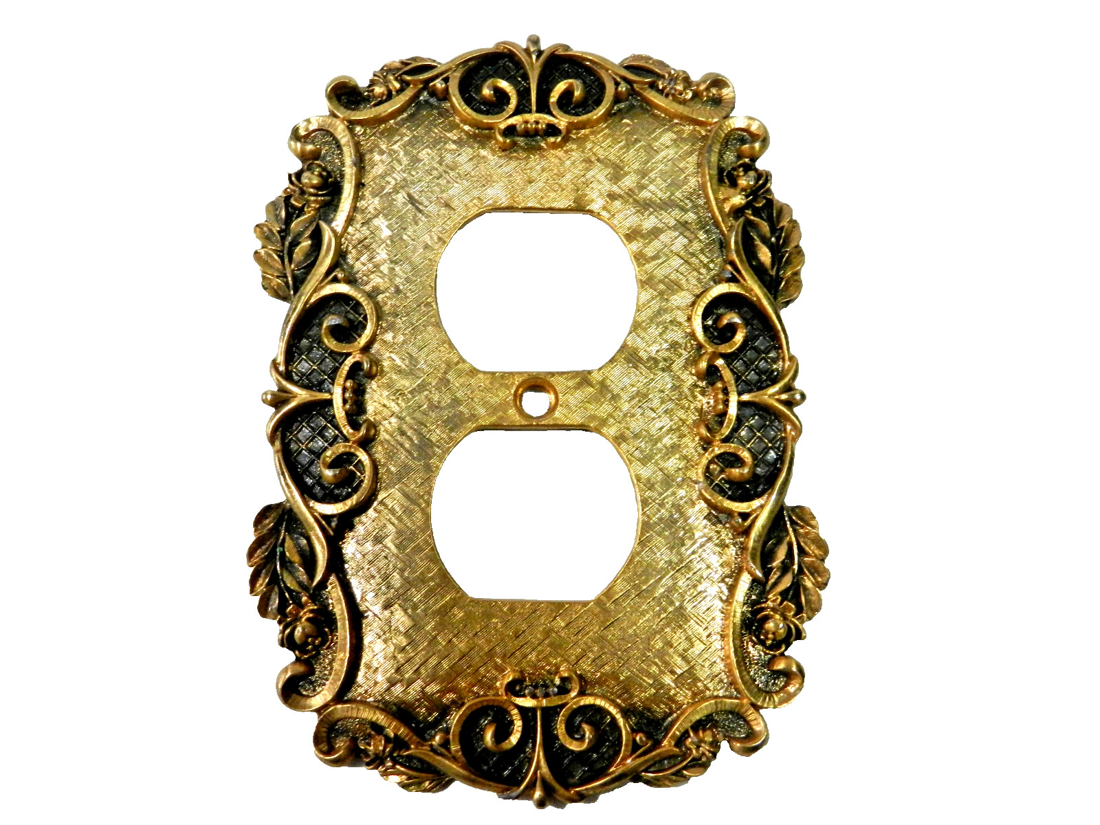 Vintage Brass Ornate Switch Plate Outlet Cover Lot