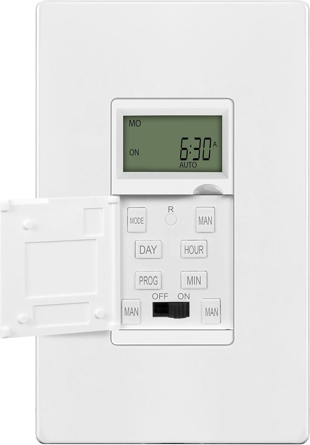 Programmable Digital Timer Switch for Lights, Fans, Motors, 7-Day 18 ON/OFF Time