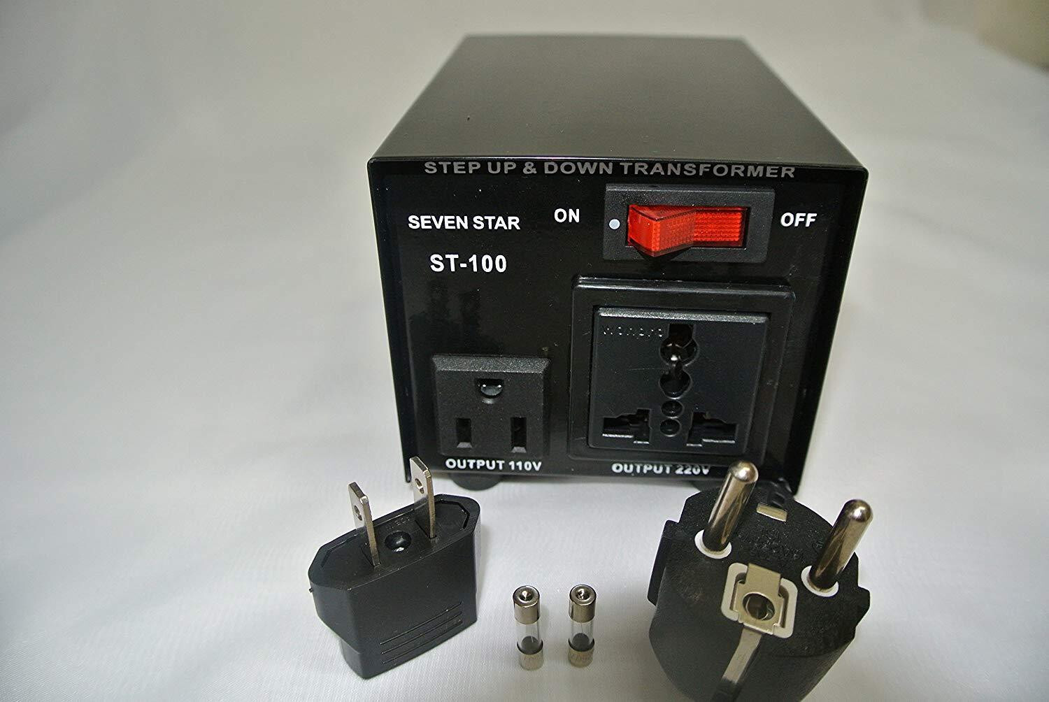 Heavy Duty ST100 100 Watt 110 220 Volt Voltage Converter 110v 220v Transformer