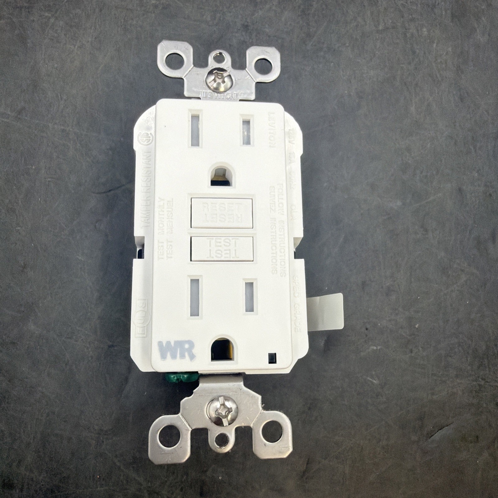Leviton GFWT1-KW – GFWT1-W Weather/Tamper Resistance GFCI Outlet- PACK OF 2