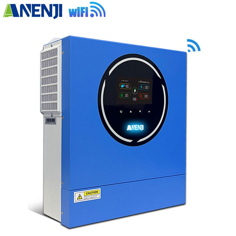 5KW 48V Hybrid Solar Inverter On+Off-Grid MPPT 100A Charger Controller 230V WIFI