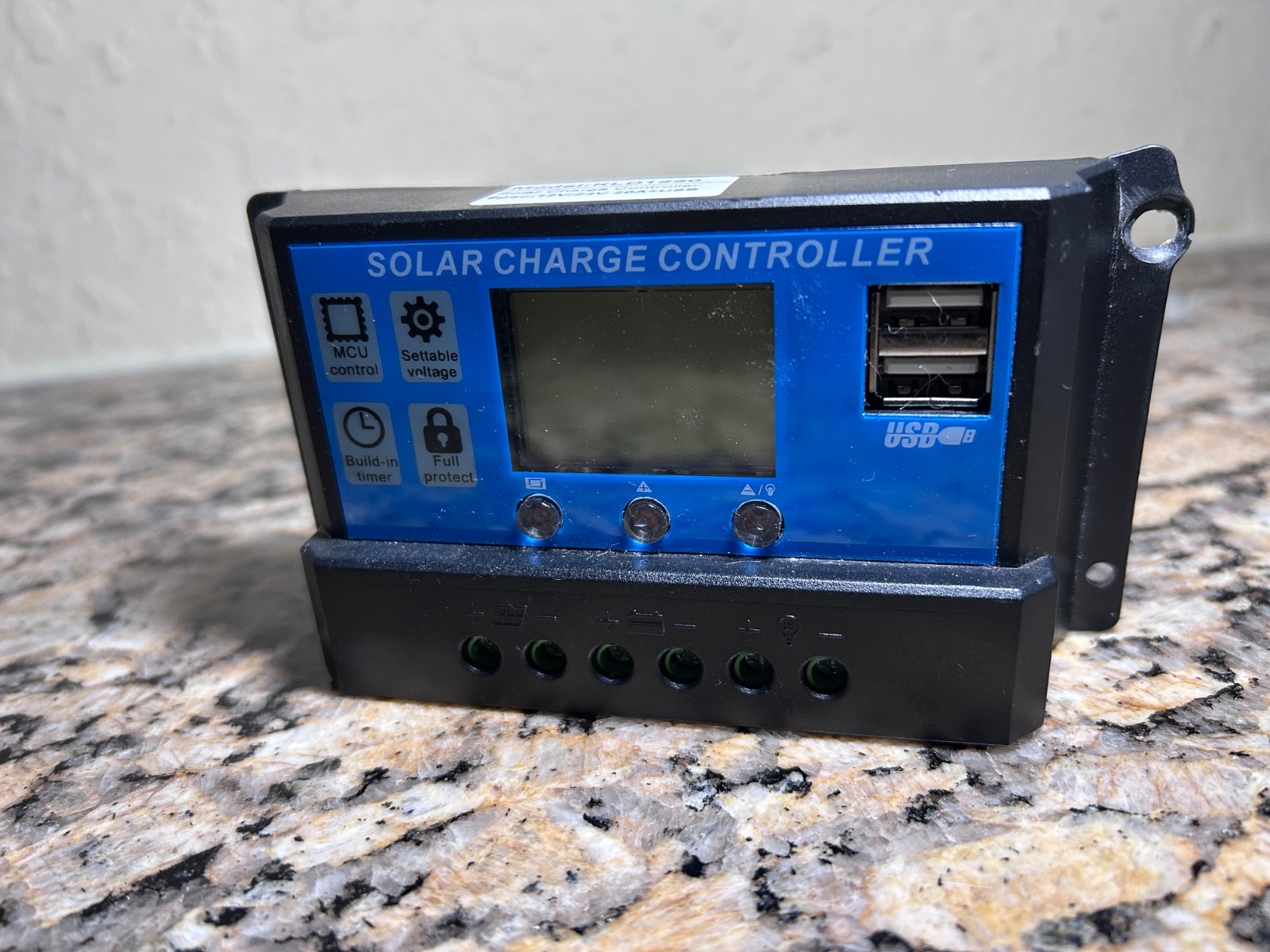 12V/24V 20A Solar Charge Controller KLD1220 Dual USB PWM Battery Charger Regulat