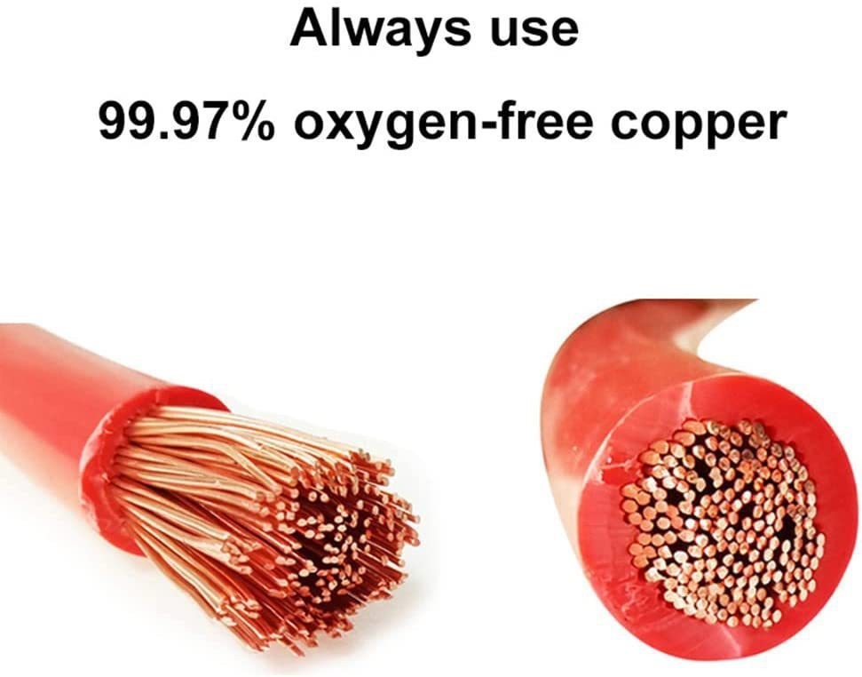 6/0 AWG Specification Red + Black High-Performance Battery Inverter Cable Solar,