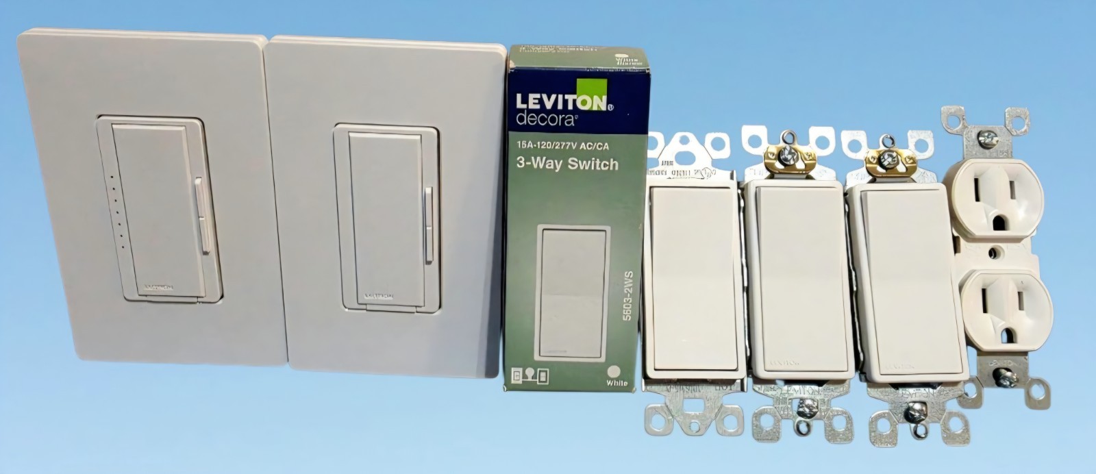 Lutron Maestro LED+ Dimmer Switch White MACL-153M 150W Single-Pole/3-Way + MORE