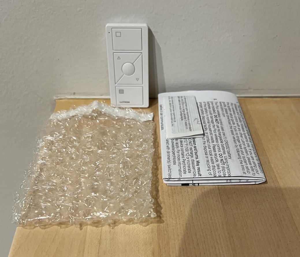 NIB Lutron PJ2-3BRL-TSW-S01 Pico Wireless Remote Control