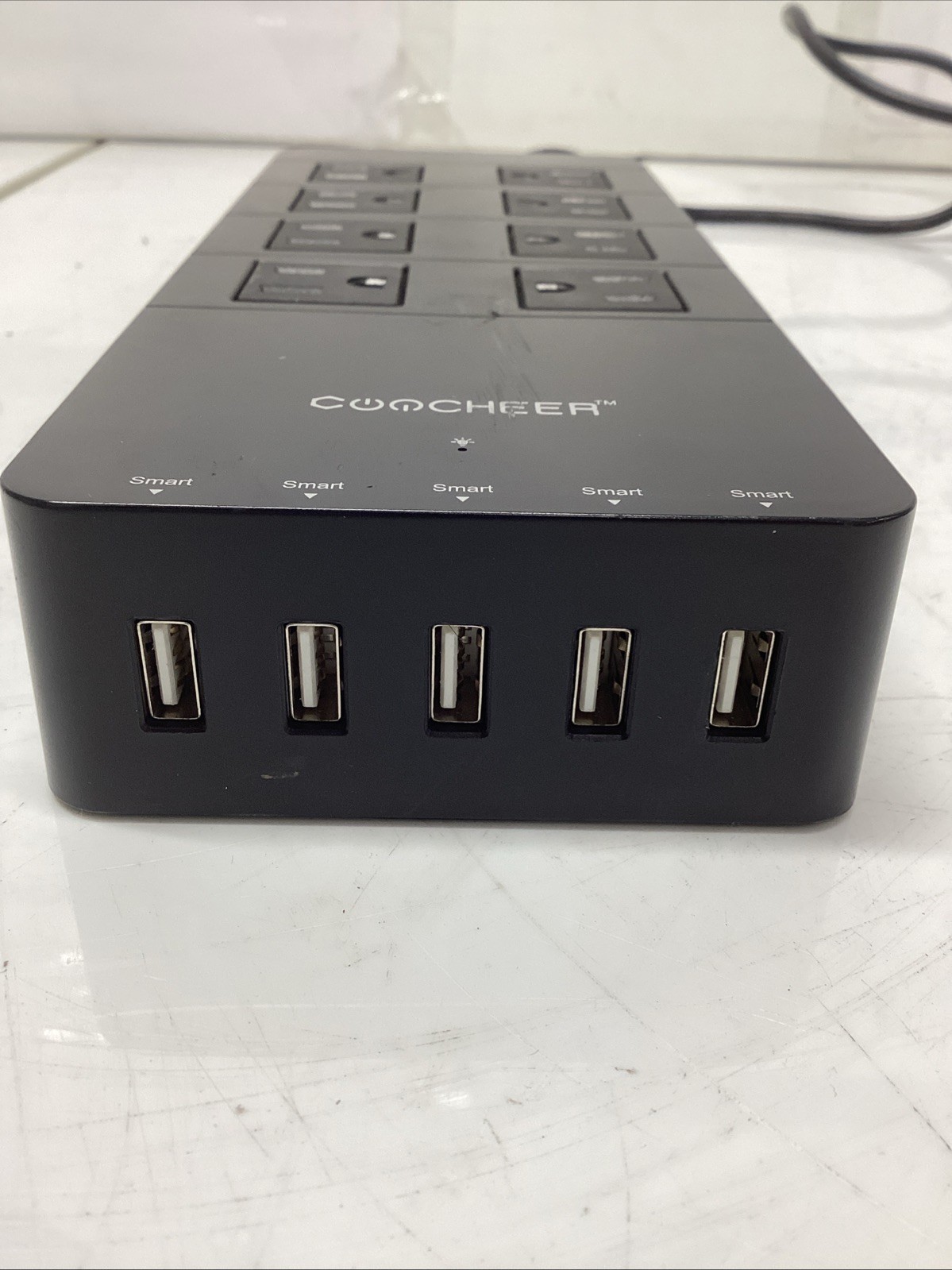 Coocheer CH-228US 8-Outlet Surge Protector Power Strip W/ Smart Charger T-660
