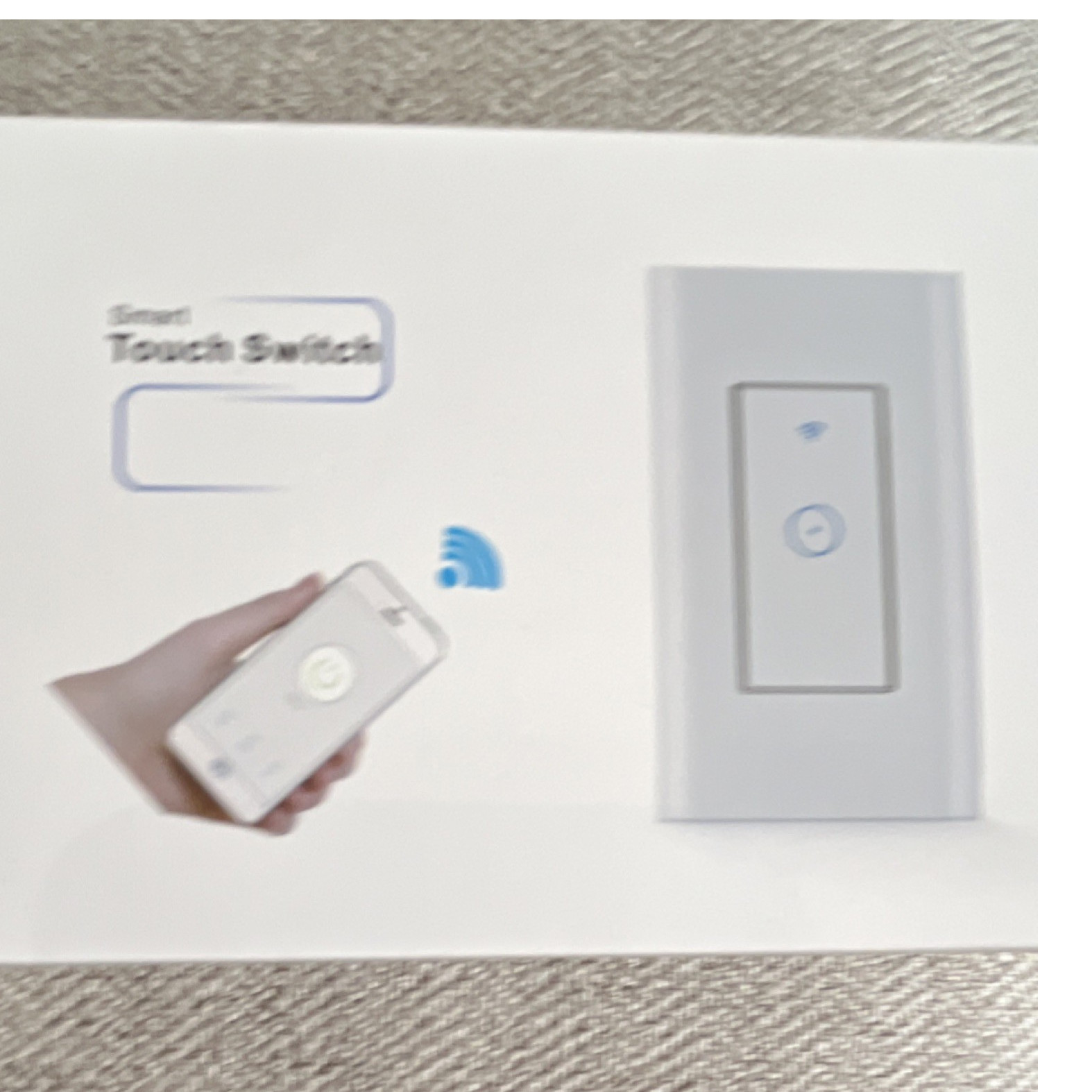 Smart Life Wi-Fi Touch Light Switch C3001W, White, App Control, Alexa/Google
