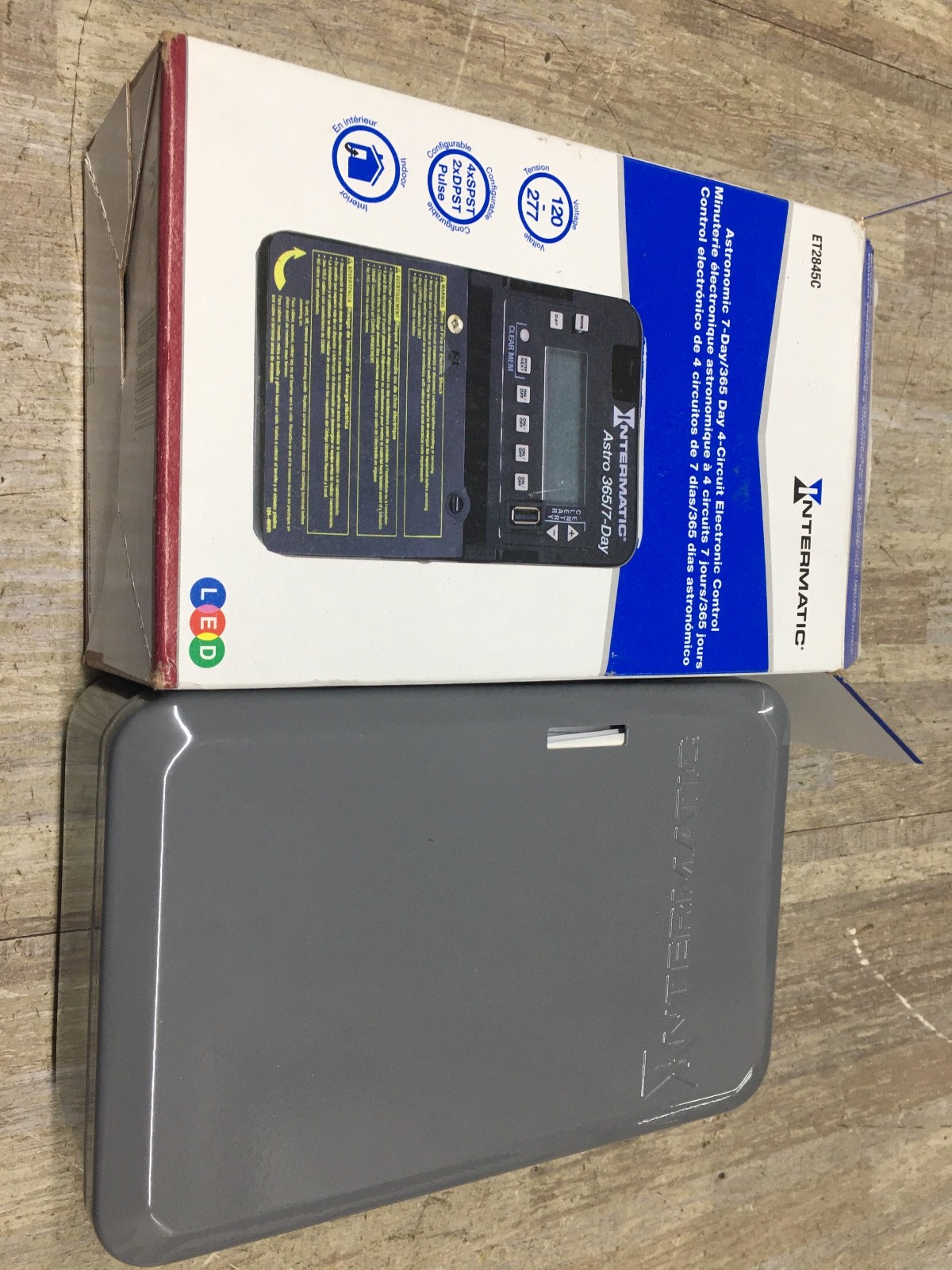 Intermatic ET2845C Astronomic 7-Day/365 Day 4-Circuit Electronic Control NEW